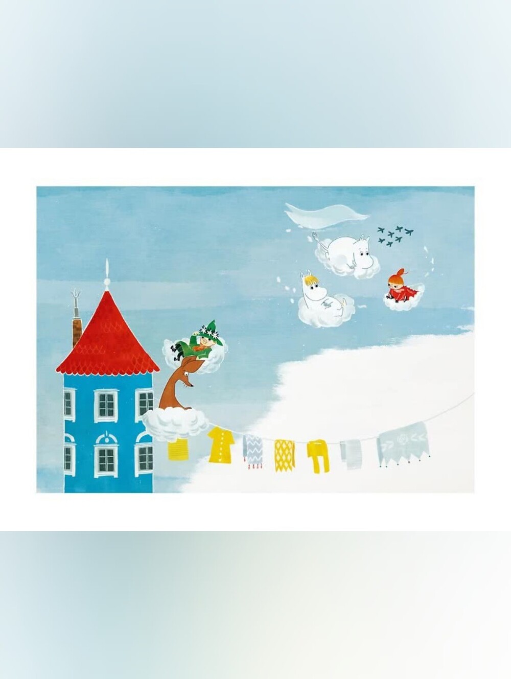 Moomin House Snorkmaiden Little My Snufkin Canvas Print 20x30cm Poster Only